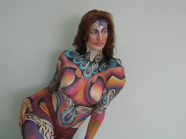 Ebony body paint